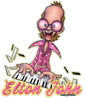 Elton John Glitter picture